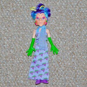 Vintage 1980s Kenner Strawberry Shortcake Sour Grapes Doll with Dress